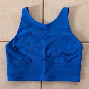 Wild Bluebell Lululemon Stronger As One Long Line Bra